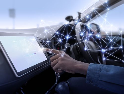 Gps system in a smart car